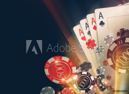 Picture of Casino Poker Chips Backdrop